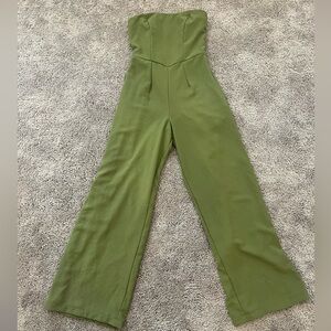 Wild Fable Olive Wide Leg Jumpsuit